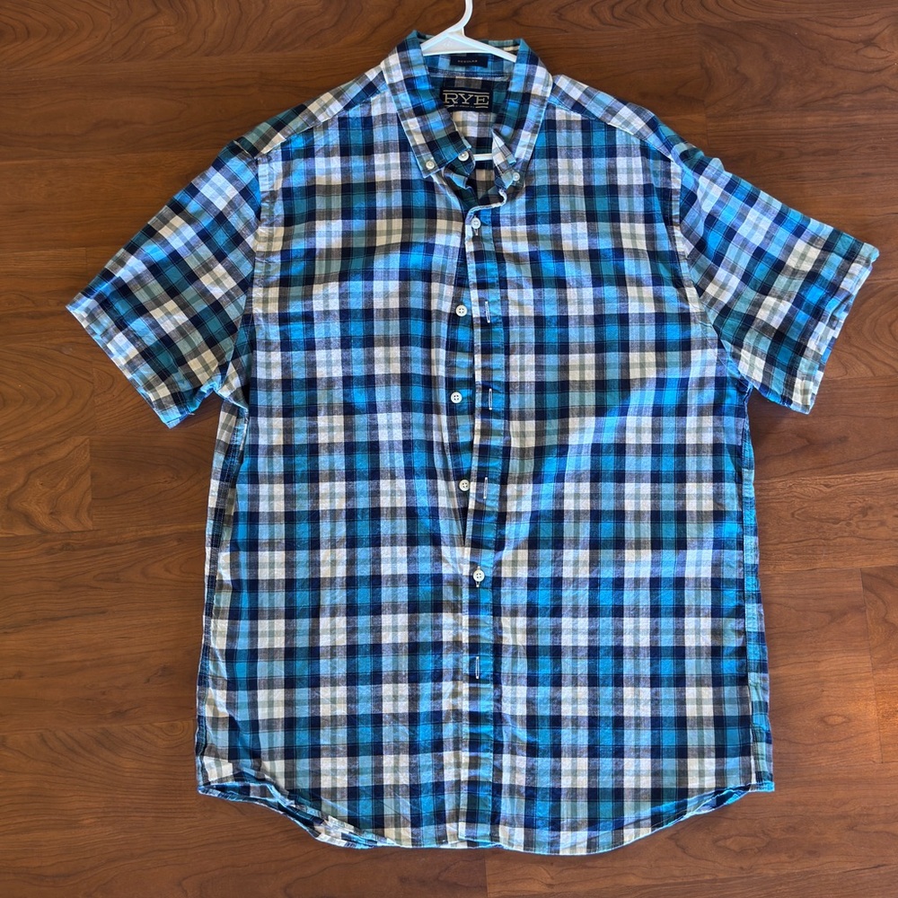 Plaid Casual Button Down